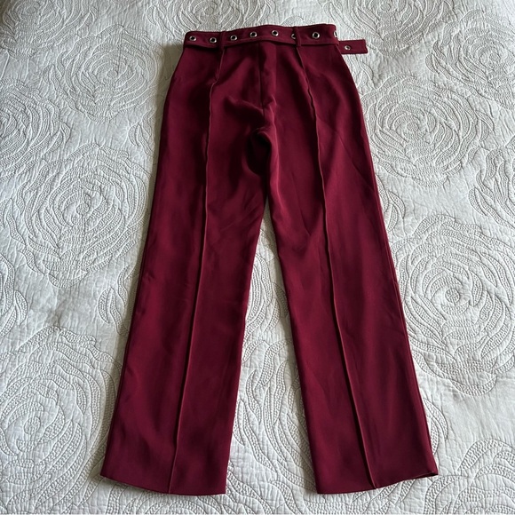 NWT - Lovers + Friends - Brees Pant - Wine Red - Picture 10 of 14